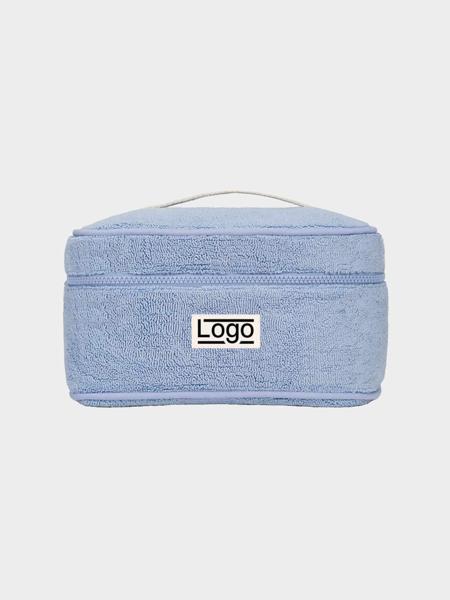 Vanity promotionnel personnalisable en coton bio Lina Bleu nuage